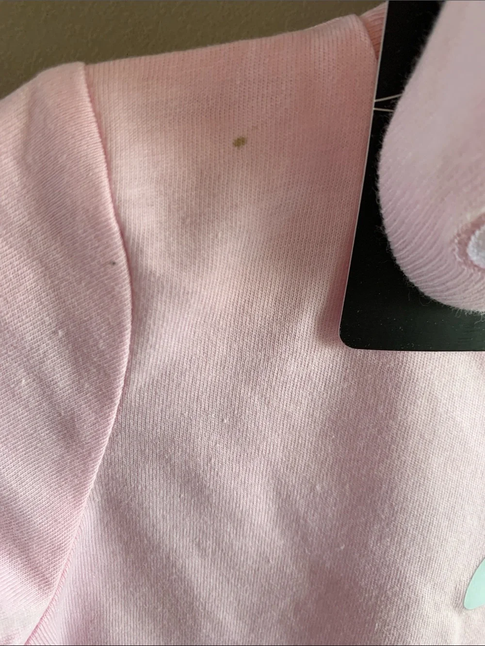 Nike Pink Short-Sleeve Baby Romper with Matching Socks
